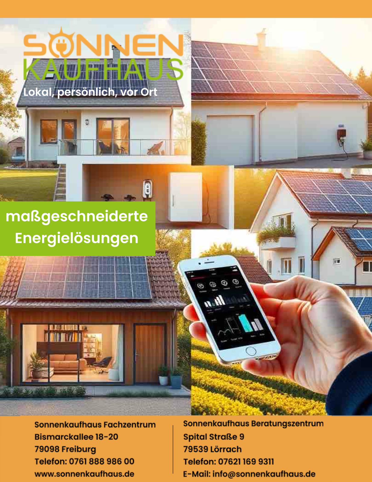 maßgeschneiderte Energielösungen von Ihrem Sonnenkaufhaus Photovoltaik Fachzentrum
