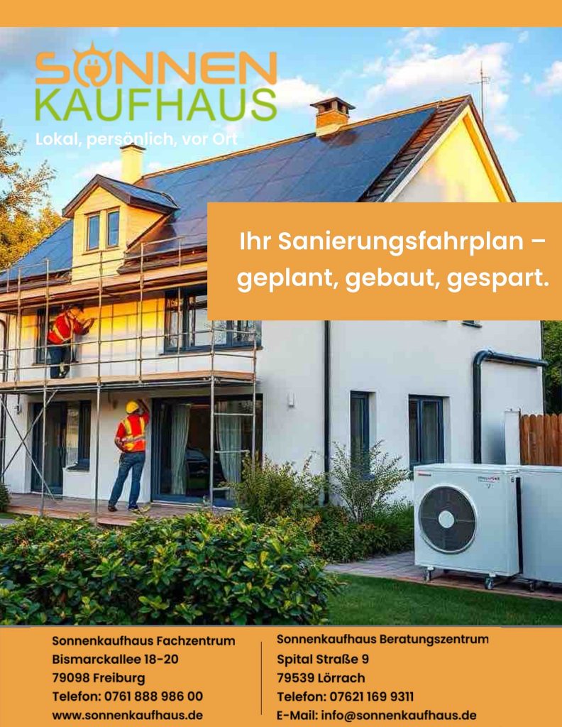 Wir ersteklen Ihren Sanierungsfahrplan geplant, gebaut, gespart